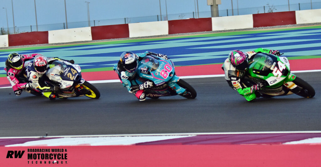 Alonso Moto3 race qatar