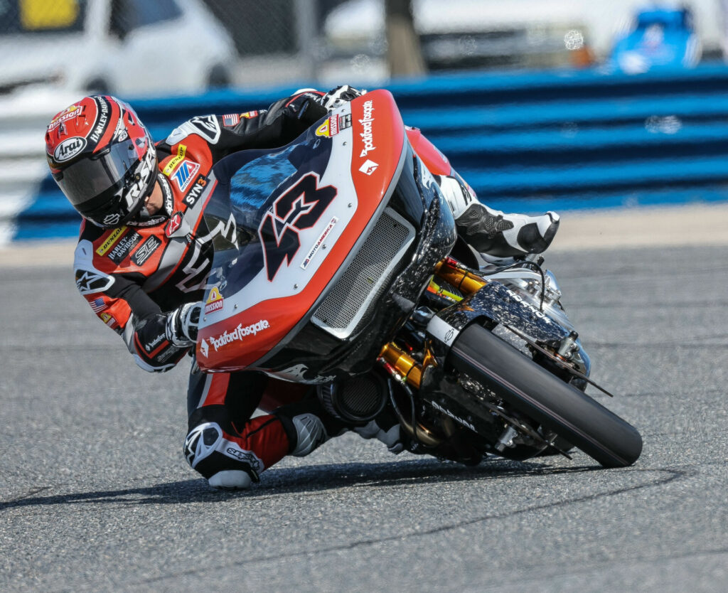 James Rispoli (43). Photo by Brian J. Nelson, courtesy Harley-Davidson.