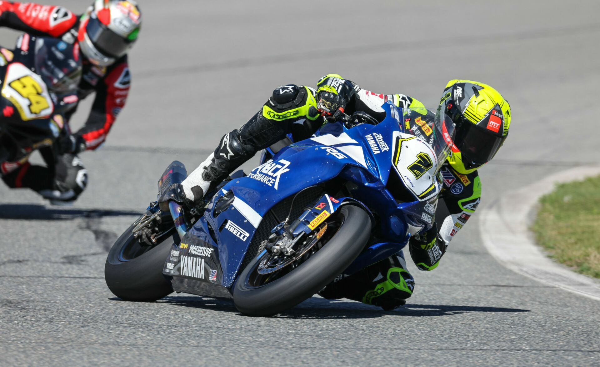 Xavi Fores (1) and Richie Escalante (54) as seen Thursday at Daytona International Speedway. Photo by Brian J. Nelson.