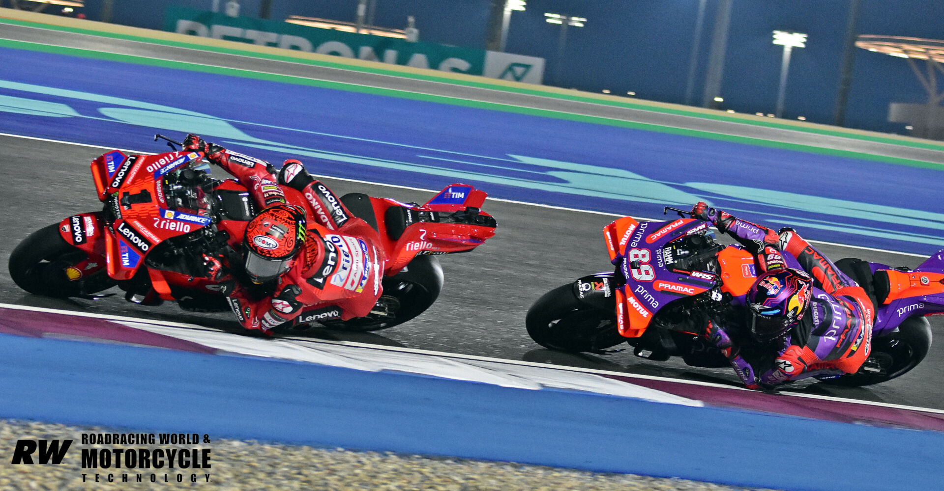 Bagnaia - Martin - MotoGP race Qatar