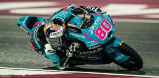 David Alonso (80), as seen in Qatar. Photo courtesy Aspar Team.