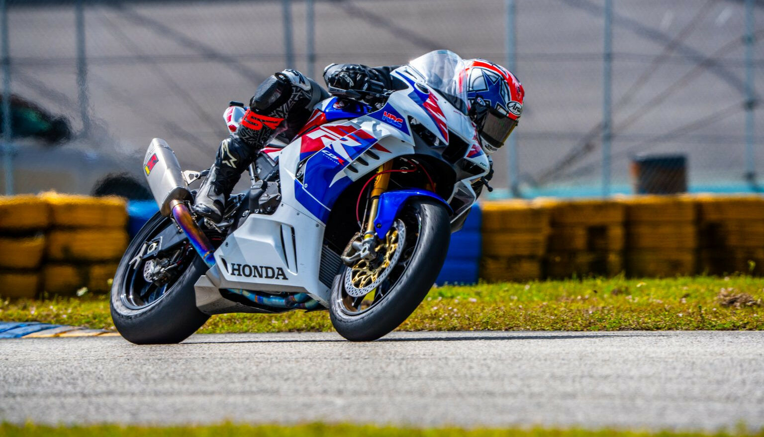 Hayden Gillim during pre-season testing on a Honda CBR1000RR-R Fireblade SP. Photo courtesy Real Steel Motorsports.