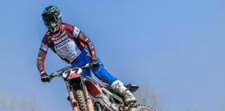 Alessandro Lupino (77) in action in Italy. Photo courtesy Ducati.