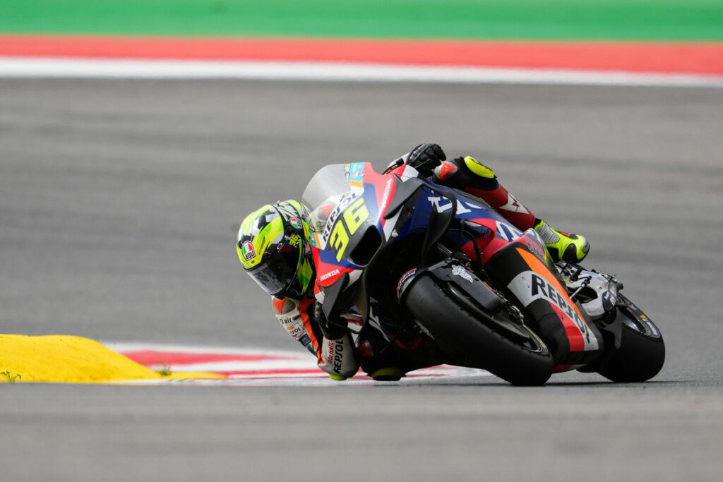 Joan Mir (36). Photo courtesy Repsol Honda.