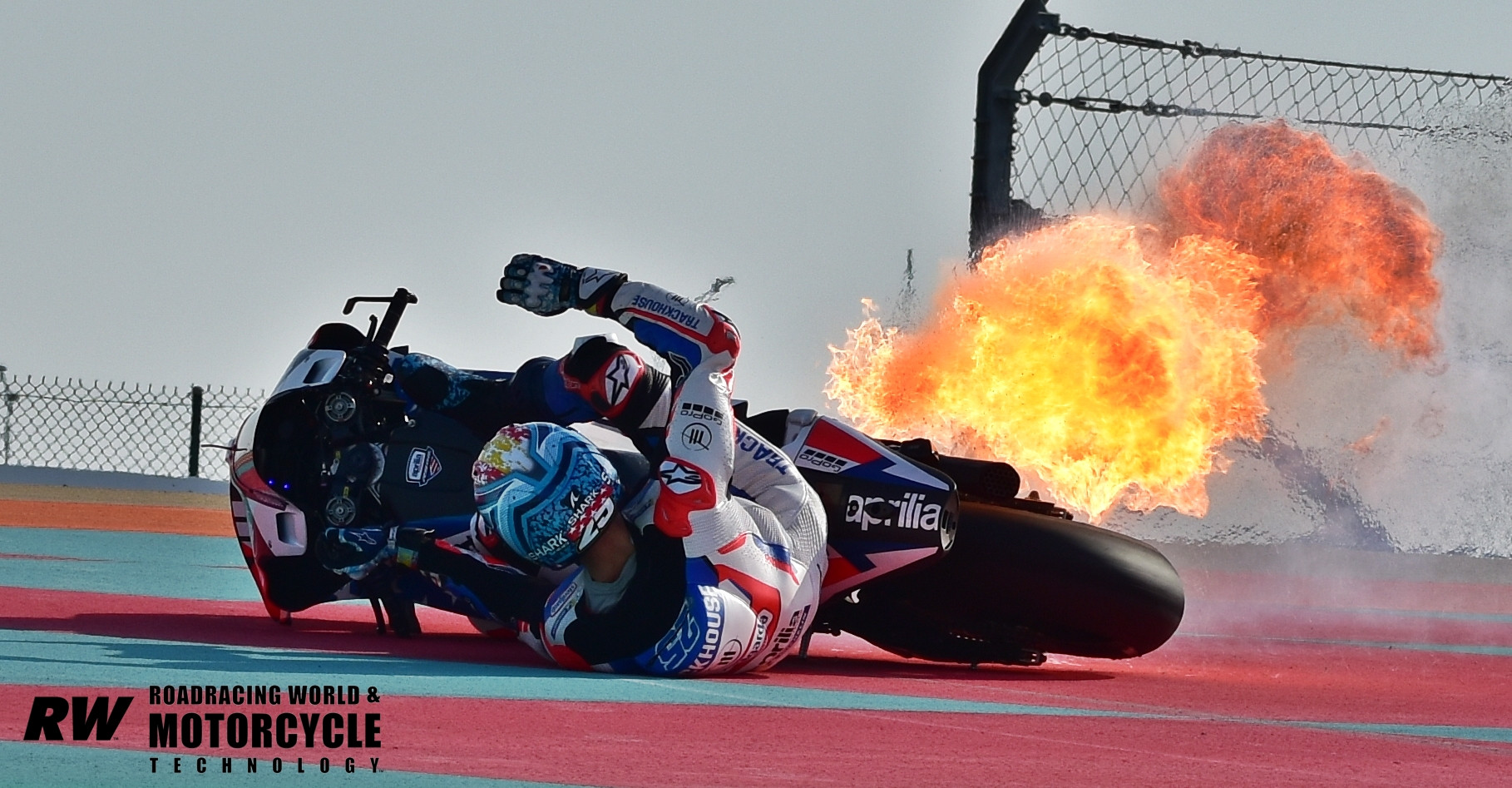 Raul Fernandez crash qatar qualifying