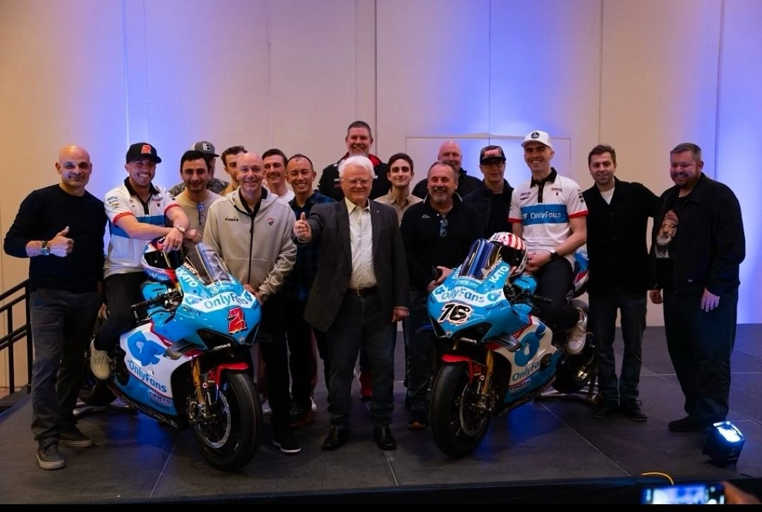 MotoAmerica OnlyFans Racing Warhorse Ducati Team Unveiled At Mount