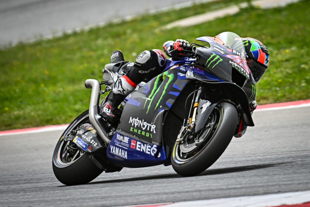 Alex Rins (42). Photo courtesy Monster Energy Yamaha.