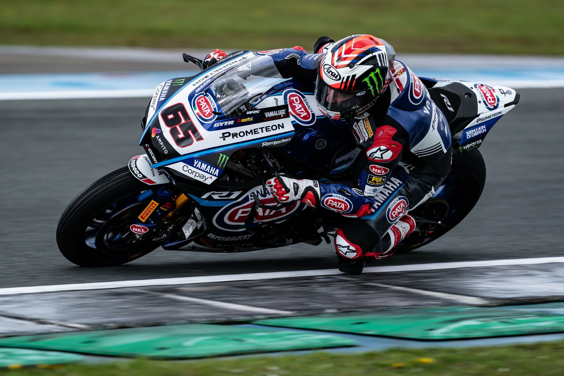 Jonathan Rea (65). Photo courtesy Yamaha.