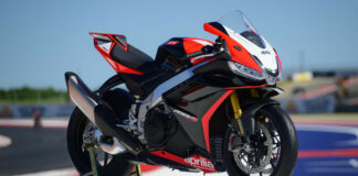 An Aprilia RSV4 Factory SE-09 SBK. Photo courtesy Aprilia.