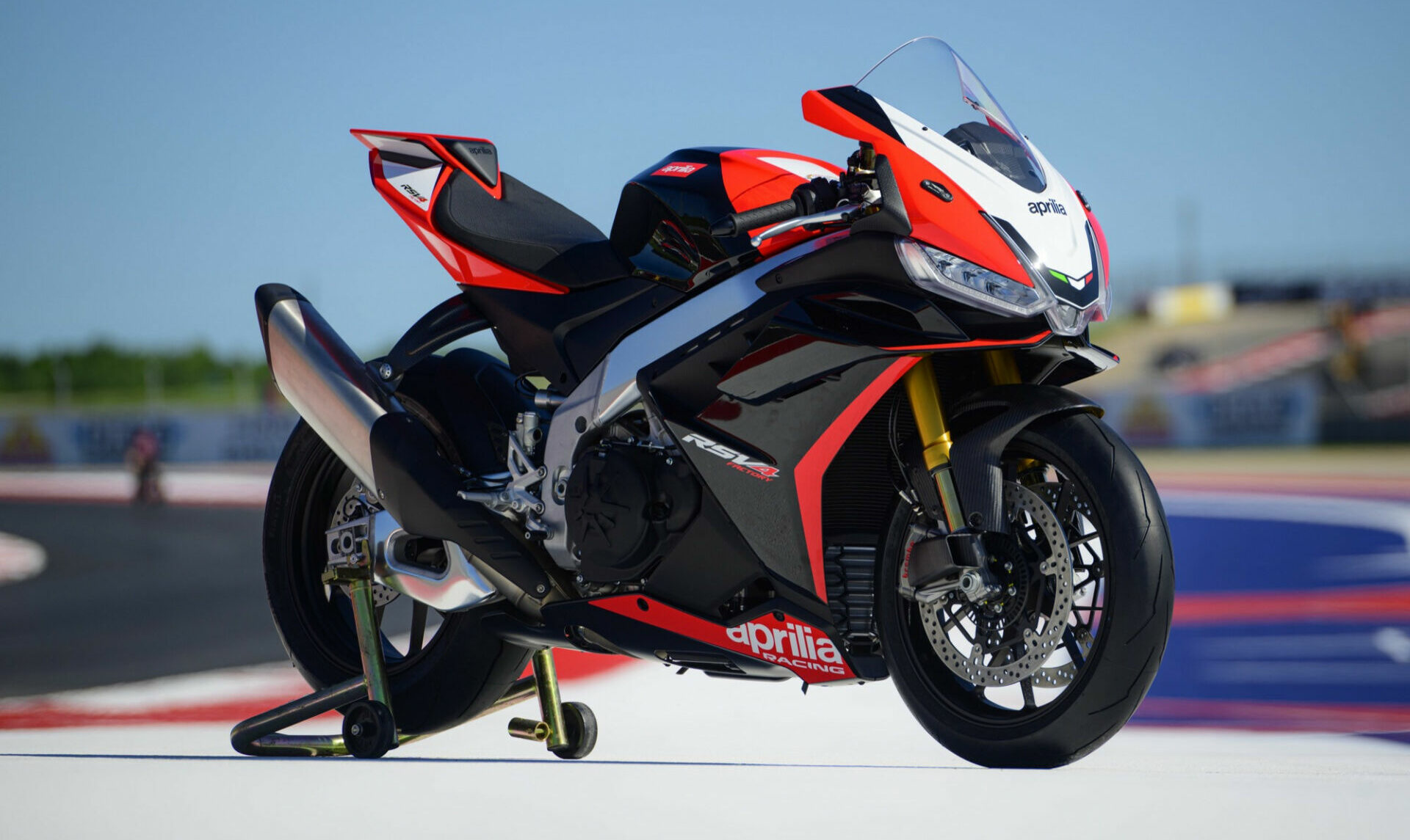 An Aprilia RSV4 Factory SE-09 SBK. Photo courtesy Aprilia.