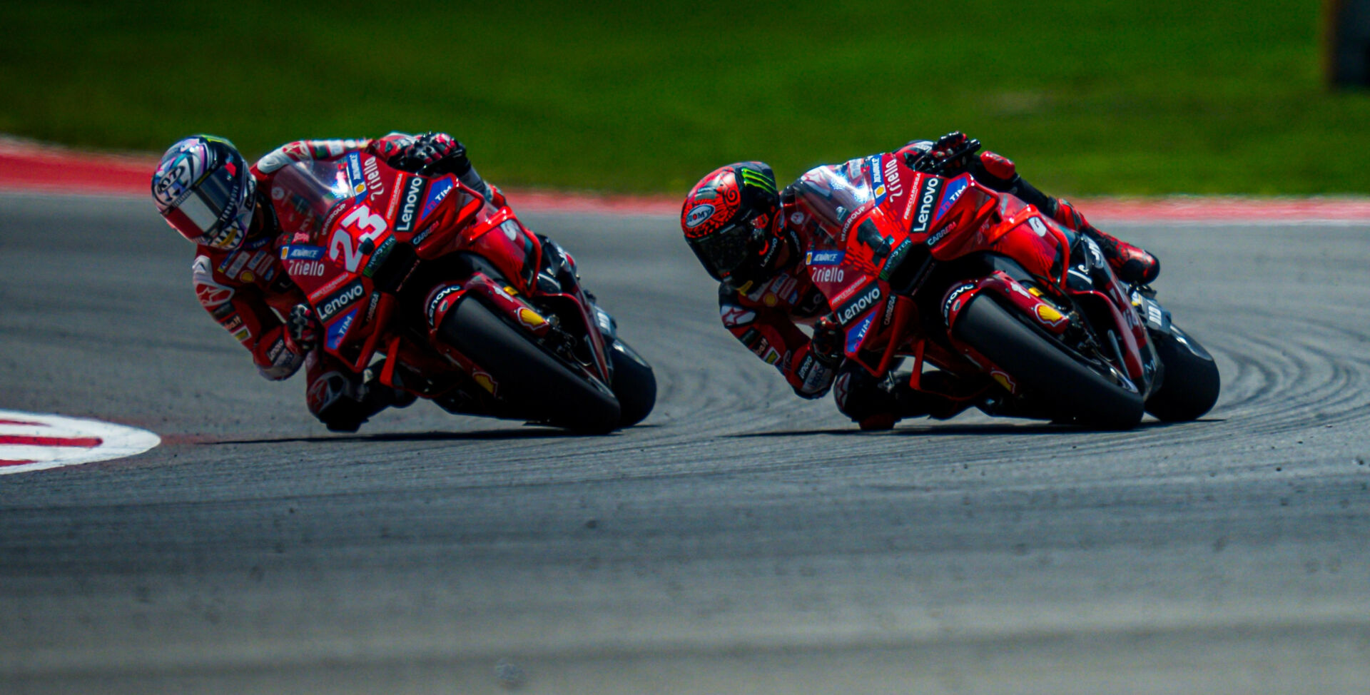 Enea Bastianini (23) and Francesco 