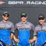 (From left) BPR Racing's Wyatt Farris, Bryce Prince, and Deion Campbell. Photo courtesy BPR Racing.