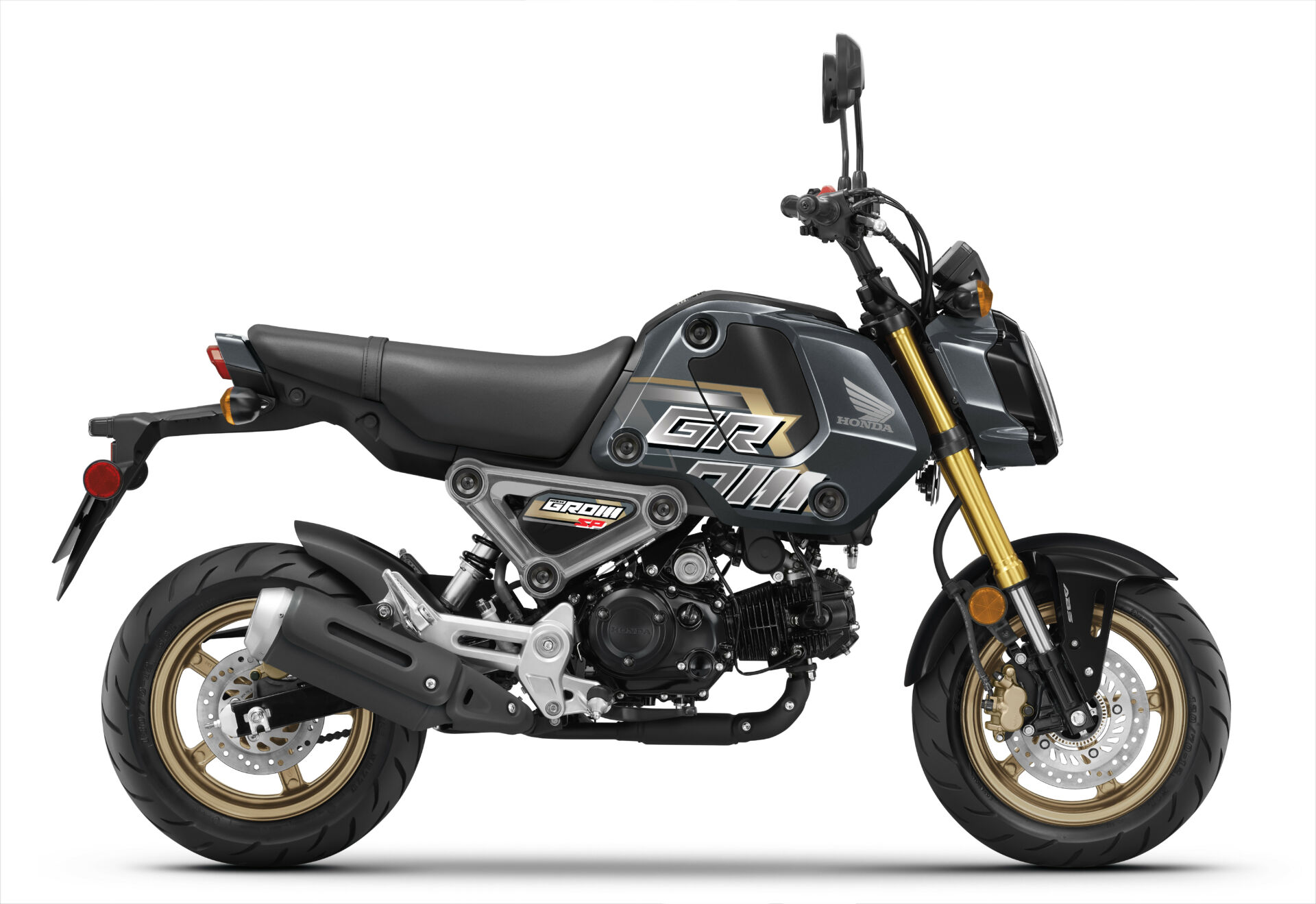 Racers using the 2024-model Honda Grom can win contingency prizes in MotoAmerica Mini Cup. Photo courtesy American Honda.
