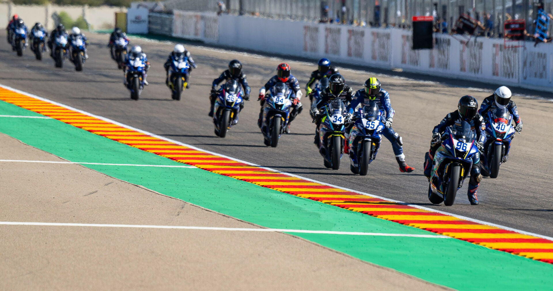 Action from a previous Yamaha R7 European Cup race. Photo courtesy Yamaha Motor Europe.