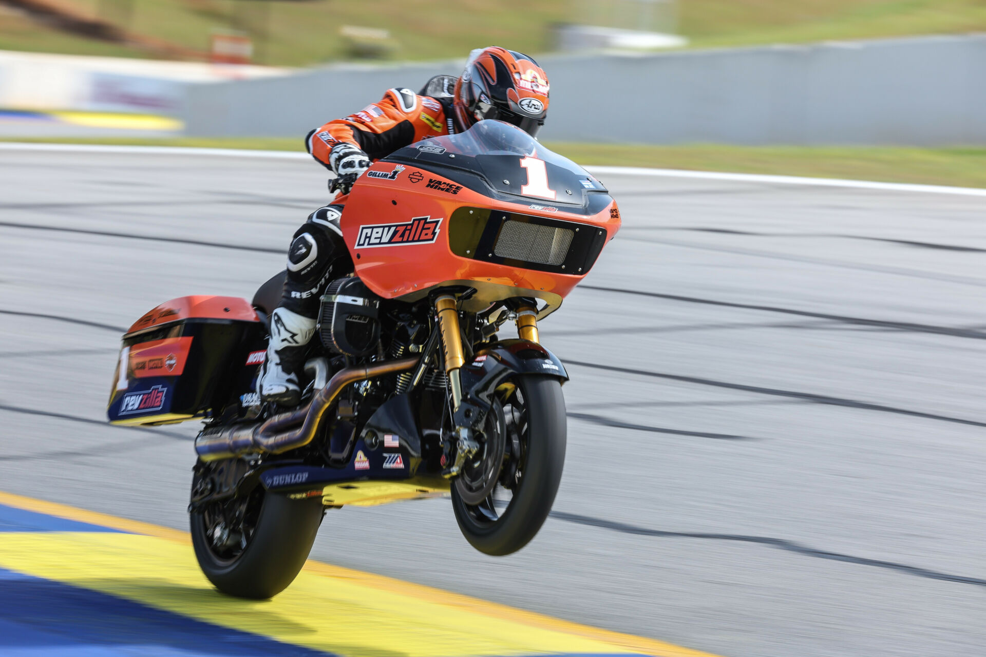 Hayden Gillim (1), as seen during dryer conditions this weekend at Road Atlanta. Photo by Brian J. Nelson.