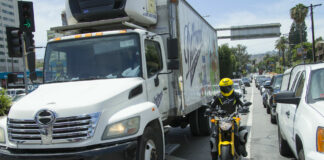 Colorado has become the fifth state to legalize motorcyclists filtering between lanes of stopped traffic. Photo by Kevin Wing, courtesy AMA.