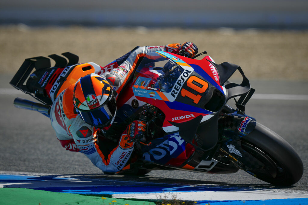 Luca Marini (10). Photo courtesy Dorna.