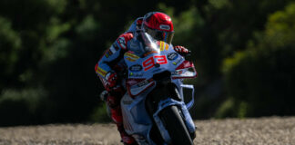 Marc Marquez (93). Photo courtesy Gresini Racing.