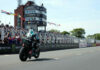 Michael Dunlop launching his Supersport bike at the 2023 Isle of Man TT. Photo courtesy Isle of Man TT Press Office.