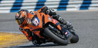 Rocco Landers (97), as seen earlier this season at Daytona. Photo by Brian J. Nelson.