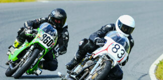 USCRA racers Matt Camillieri (83) and Vin Borbone (860) in action. Photo by Scott Hussey/www.scotthussey.com, courtesy USCRA.