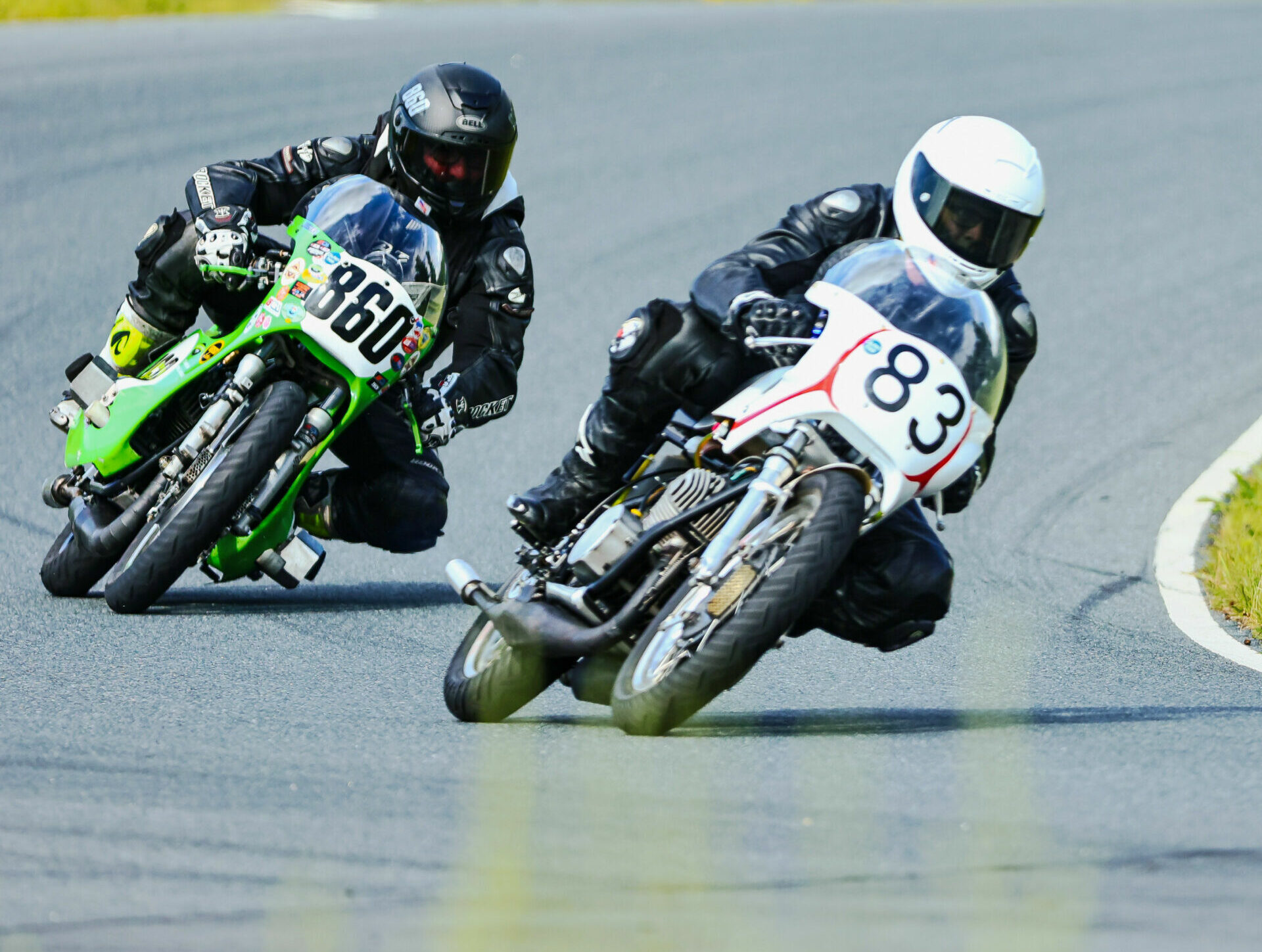 USCRA racers Matt Camillieri (83) and Vin Borbone (860) in action. Photo by Scott Hussey/www.scotthussey.com, courtesy USCRA.