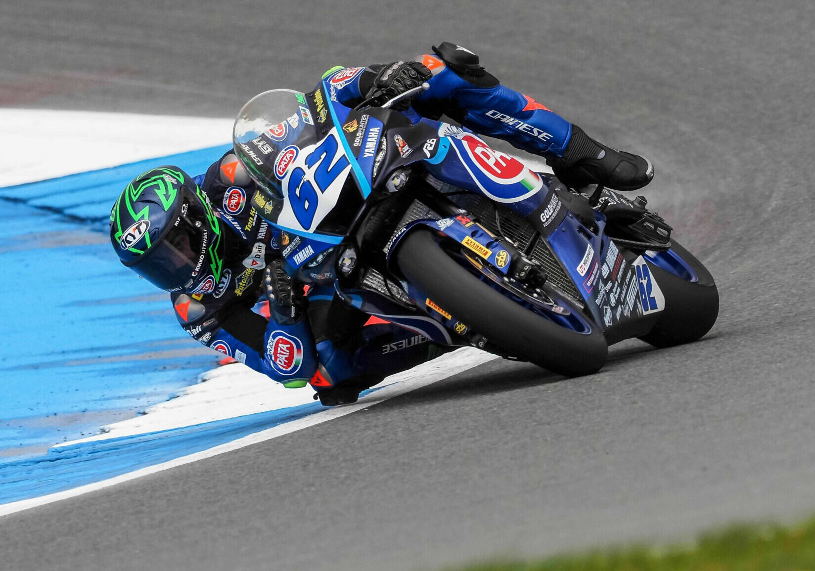 Stefano Manzi (62) during a dry spell Friday at Assen. Photo courtesy Dorna.