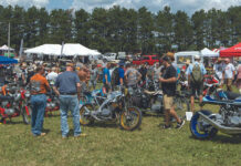 A scene from a previous AMA Vintage Motorcycle Days (VMD) at Mid-Ohio. Photo courtesy AMA.