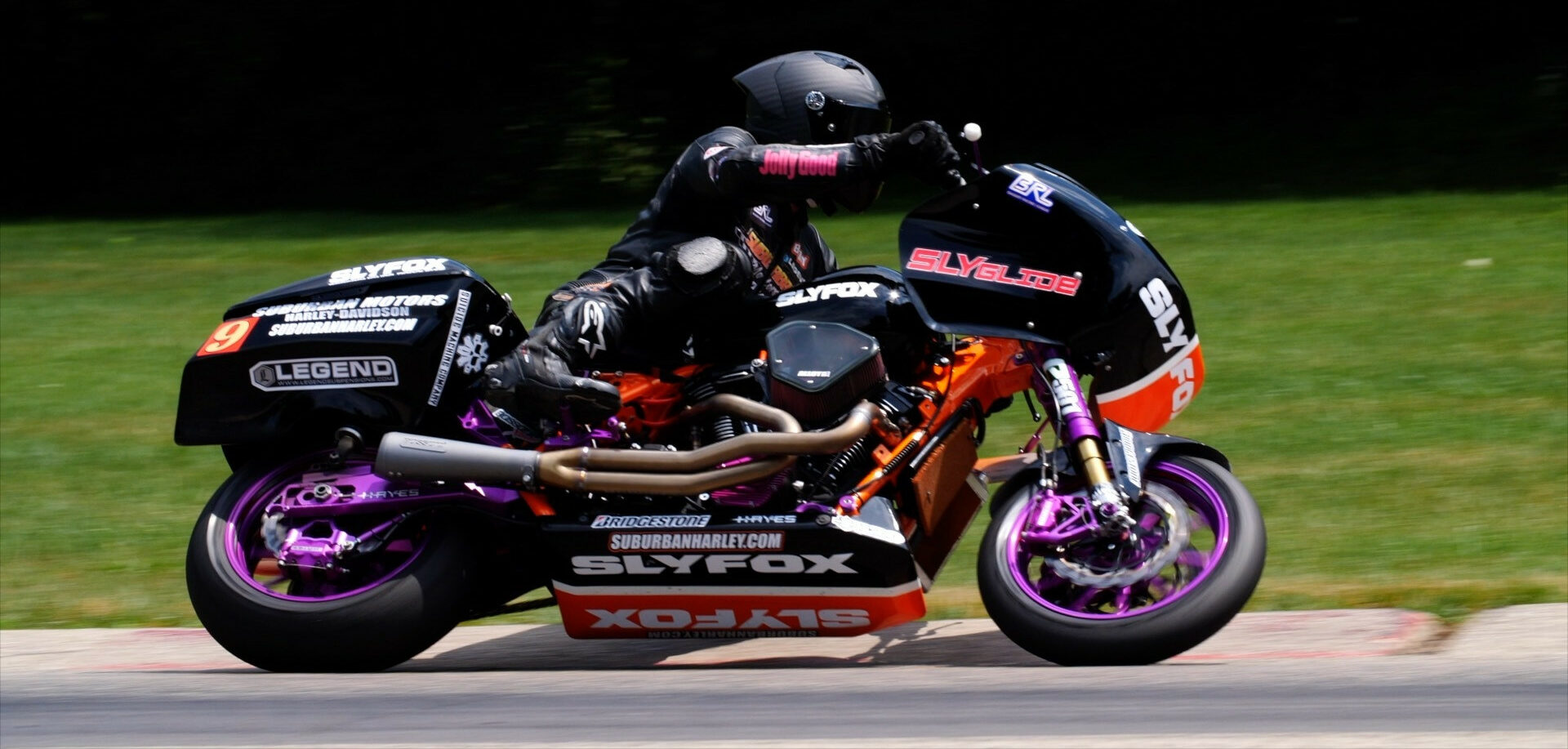 Bagger Racing League racer Benny Carlson. Photo courtesy BRL and AMA.