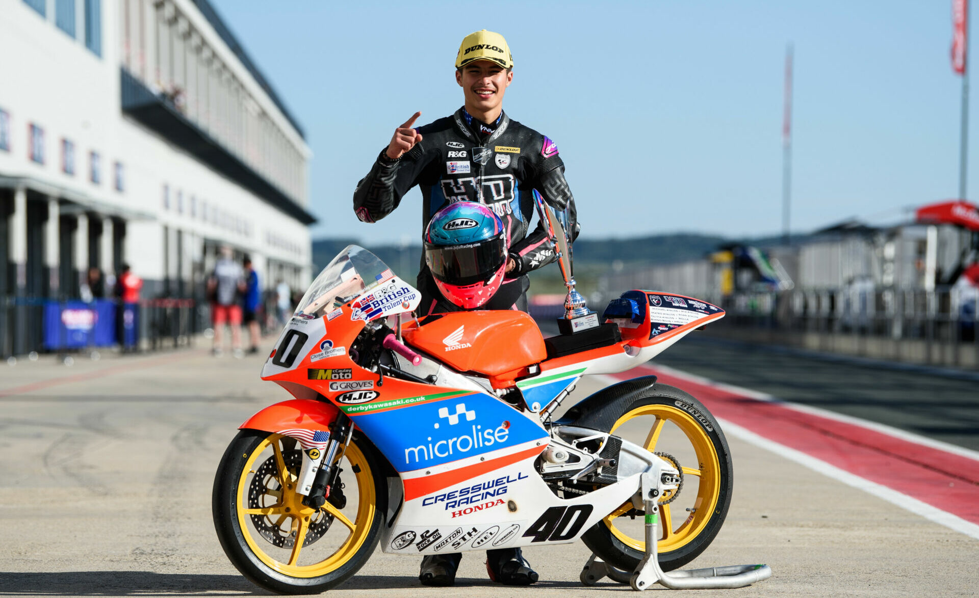 American Julian Correa at Circuit de Navarra. Photo by Michael Hallam.