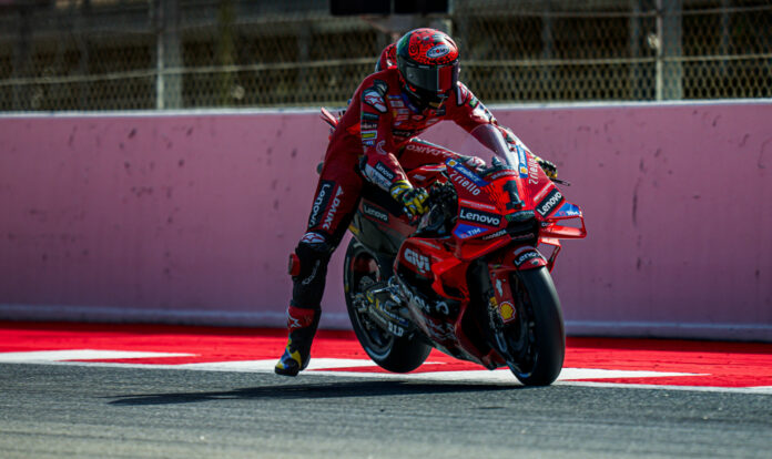 Francesco Bagnaia (1) has won the last two full-length MotoGP races at Mugello. Photo courtesy Ducati.