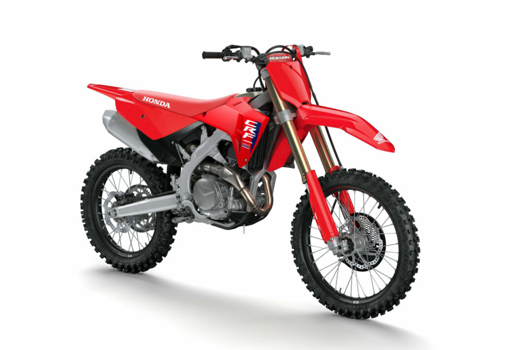 A 2025-model Honda CRF450R. Photo courtesy American Honda.