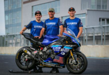 (From left) Americans Michael Gilbert, Jason Pridmore, and Andrew Lee. Photo courtesy Maco Racing Team.