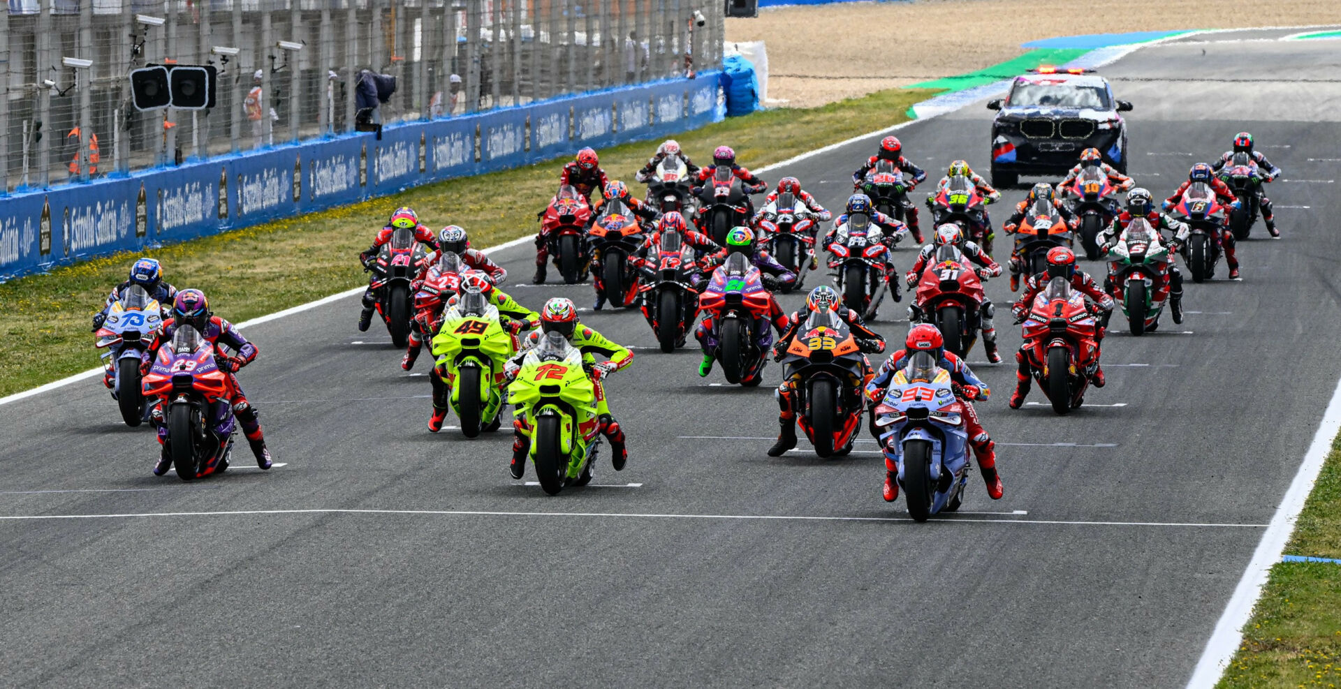 Dorna has announced sweeping changes to make MotoGP safer and more sustainable starting in 2027. Photo courtesy Dorna.