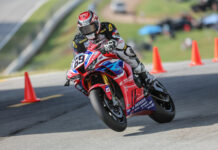 Hayden Gillim will begin defense of his 2023 MotoAmerica Stock 1000 Championship when the series gets started at Barber Motorsports Park, May 17-19. Photo by Brian J. Nelson, courtesy MotoAmerica.