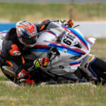 Brad Hendry (616) won the premier Race of the Rockies at the 2024 MRA season-opening event at High Plains Raceway. Photo by Heather McClaine, courtesy MRA.