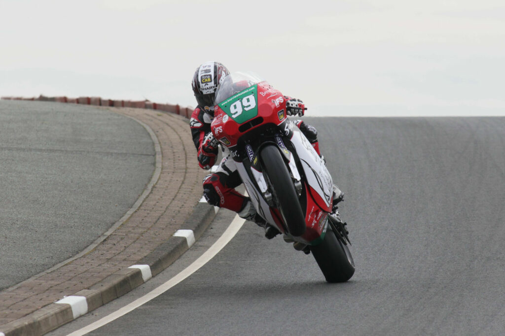 Jeremy McWilliams (99). Photo by Pacemaker Press International, courtesy NW200 Press Office.