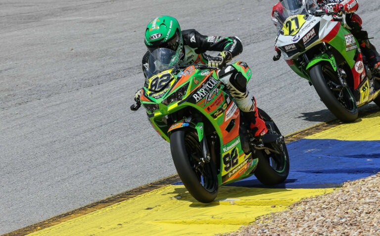 MotoAmerica: Block Best In Junior Cup FP1 At Barber