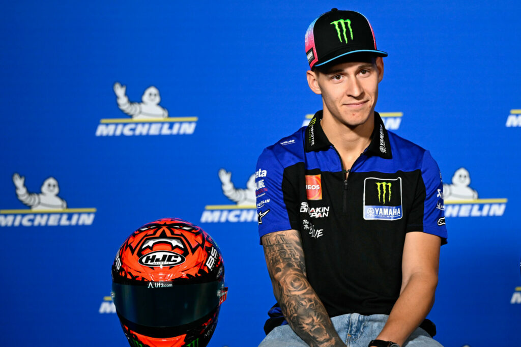 Fabio Quartararo. Photo courtesy Dorna.