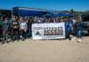 Volunteers from Yamaha Motor Corp., U.S.A. and the Southern California Mountains Foundation (SCMF) at a clean-up event at the Pinnacles OHV Staging Area in the San Bernardino National Forest, in Southern California. Photo courtesy Yamaha Motor Corp., U.S.A.
