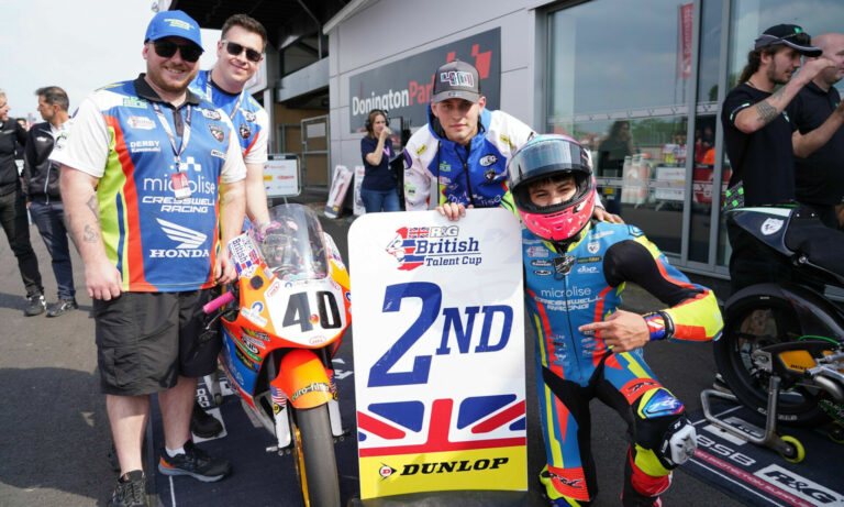 British Talent Cup: American Correa P2 In Race One At Donington Park