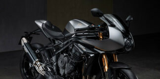 A 2025 Triumph Speed Triple 1200 RR Breitling Limited Edition. Photo courtesy Triumph.