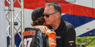 RevZilla/Motul/Vance & Hines team owner Terry Vance is set to donate $125,000 to the "Rainey's Ride To The Races" event through the Terry Vance Family Foundation. The money will go to the Roadracing World Action Fund for the purchase of Airfence and Alpina soft barriers. Photo by Brian J. Nelson.