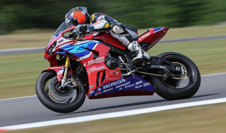 MotoAmerica: Gillim Lowers Lap Record, Takes Stock 1000 Pole At Ridge