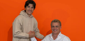 Maverick Vinales (left) and KTM Motorsports Director Pit Beirer (right). Photo courtesy Red Bull KTM Tech3.