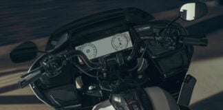 The 2024 Harley-Davidson CVO Road Glide ST comes with a 500-watt Rockford Fosgate sound system. Photo courtesy Harley-Davidson.