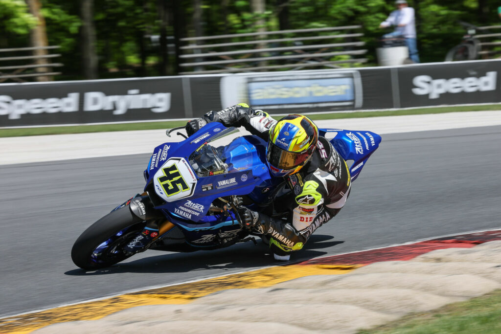 Cameron Petersen (45). Photo by Brian J. Nelson, courtesy Yamaha.