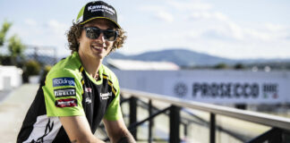 Axel Bassani. Photo courtesy Kawasaki Racing Team.