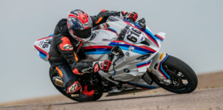 Brad Hendry (616) on his way to victory at High Plains Raceway. Photo by Kelly Vernell, courtesy MRA.
