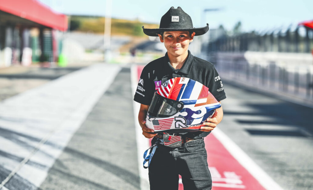 Texan Mikey Lou Sanchez currently races in the European Talent Cup in the FIM JuniorGP World Championship. Photo courtesy Sanchez Racing.